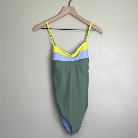 NWT Prana One Piece Color Block Womens Medium - Picture 1 of 9
